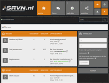 Tablet Screenshot of forum.srvn.nl